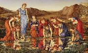 Sir Edward Burne-Jones The Mirror of Venus oil painting picture wholesale